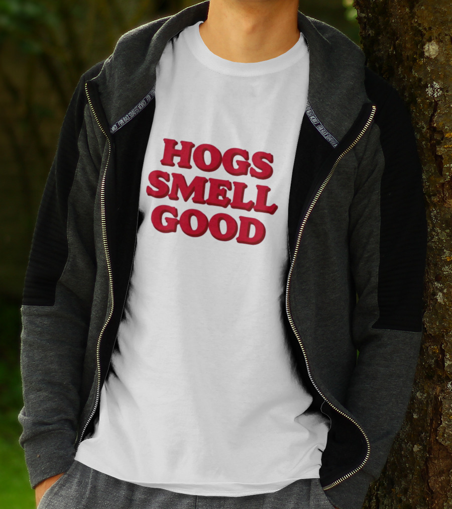 Hogs Smell Good Arkansas Razorbacks Danyelle Musselman T-Shirt