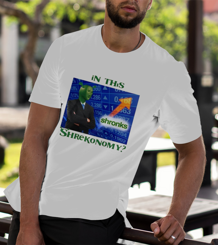 Shirts That Go Hard Shronks In This Shrekonomy Stock Market T-Shirt