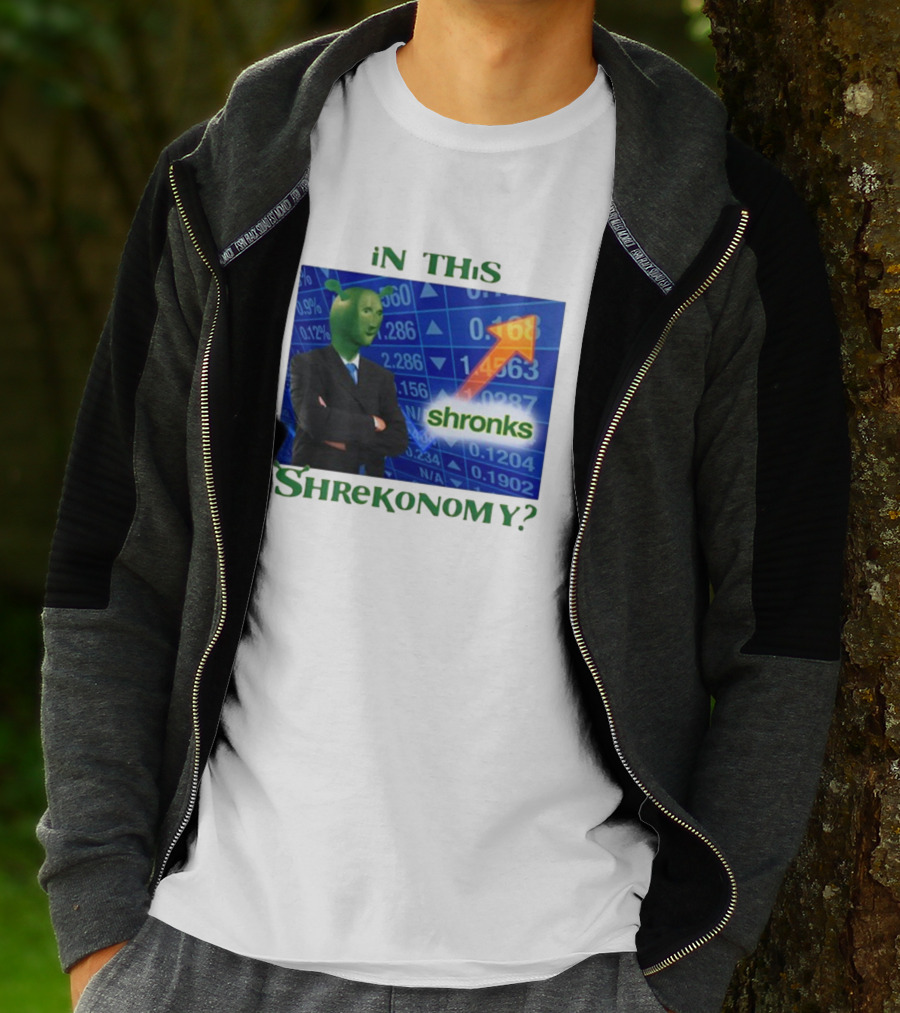 Shirts That Go Hard Shronks In This Shrekonomy Stock Market T-Shirt