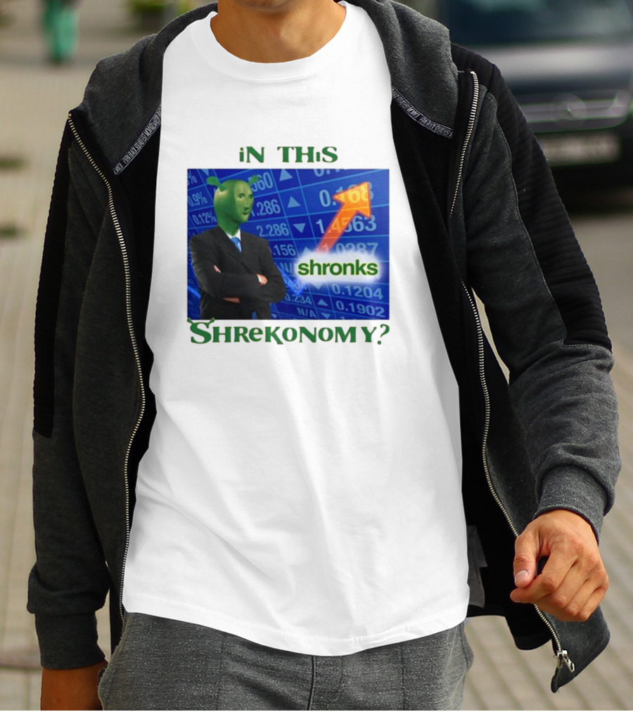 Shirts That Go Hard Shronks In This Shrekonomy Stock Market T-Shirt