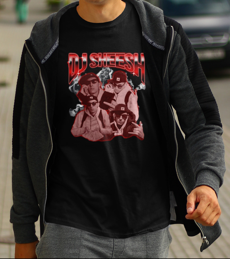DJ Sheesh Cyclops Streetwear Vibes With Smoke Effects T-Shirt