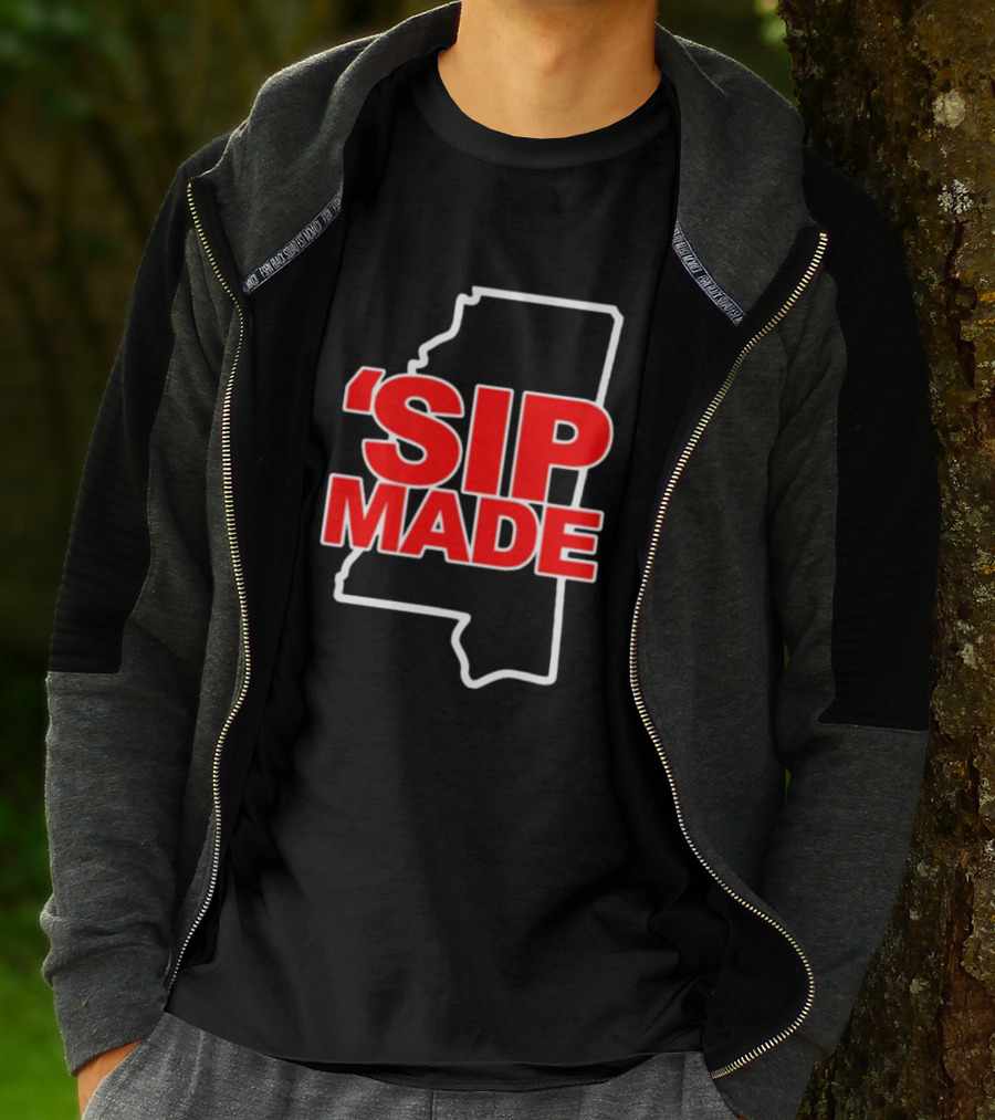 Kelvin Bolden 'Sip Made Mississippi State Outline T-Shirt