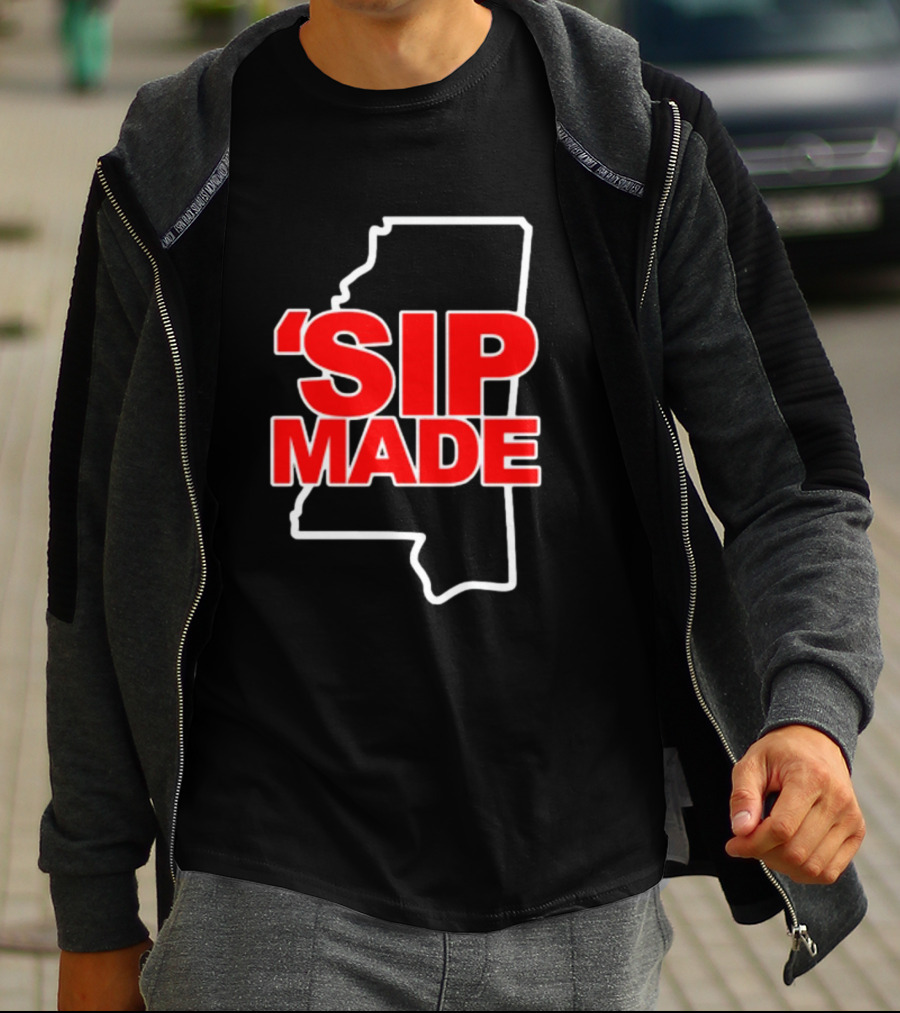 Kelvin Bolden 'Sip Made Mississippi State Outline T-Shirt