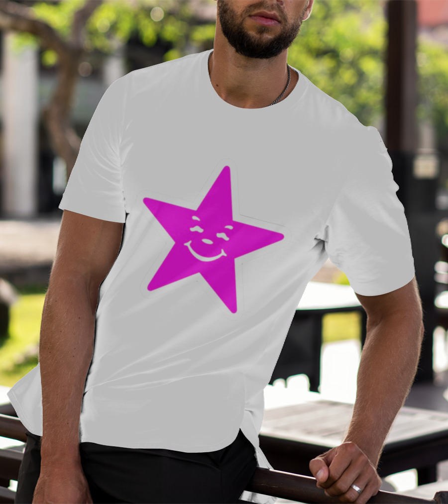 Austin Babbitt Asspizza Smiling Star Pink T-Shirt