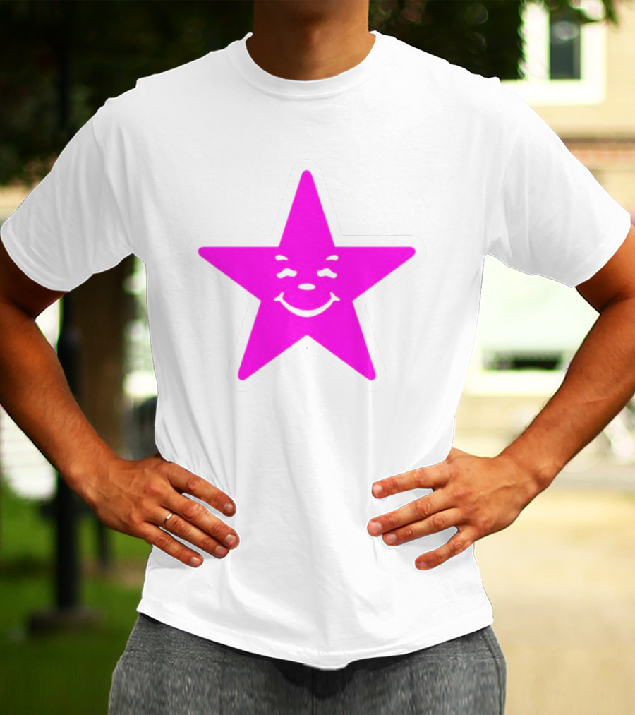 Austin Babbitt Asspizza Smiling Star Pink T-Shirt
