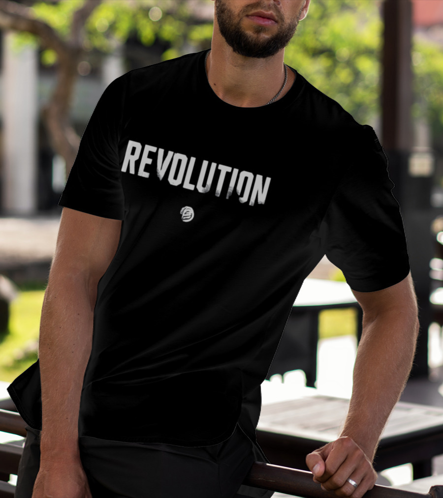 Revolution Revolutionx Text With Subtle T-Shirt