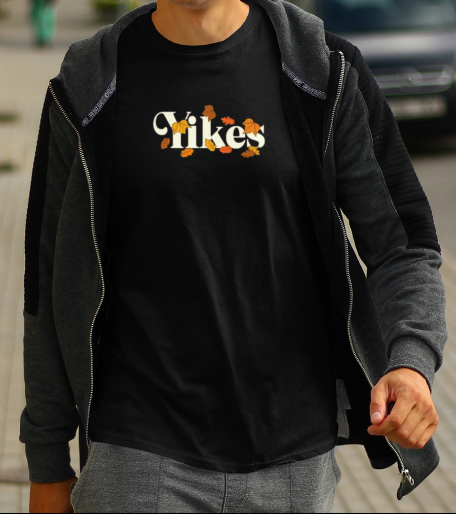 Yikes Autumn Leaves Fall T-Shirt