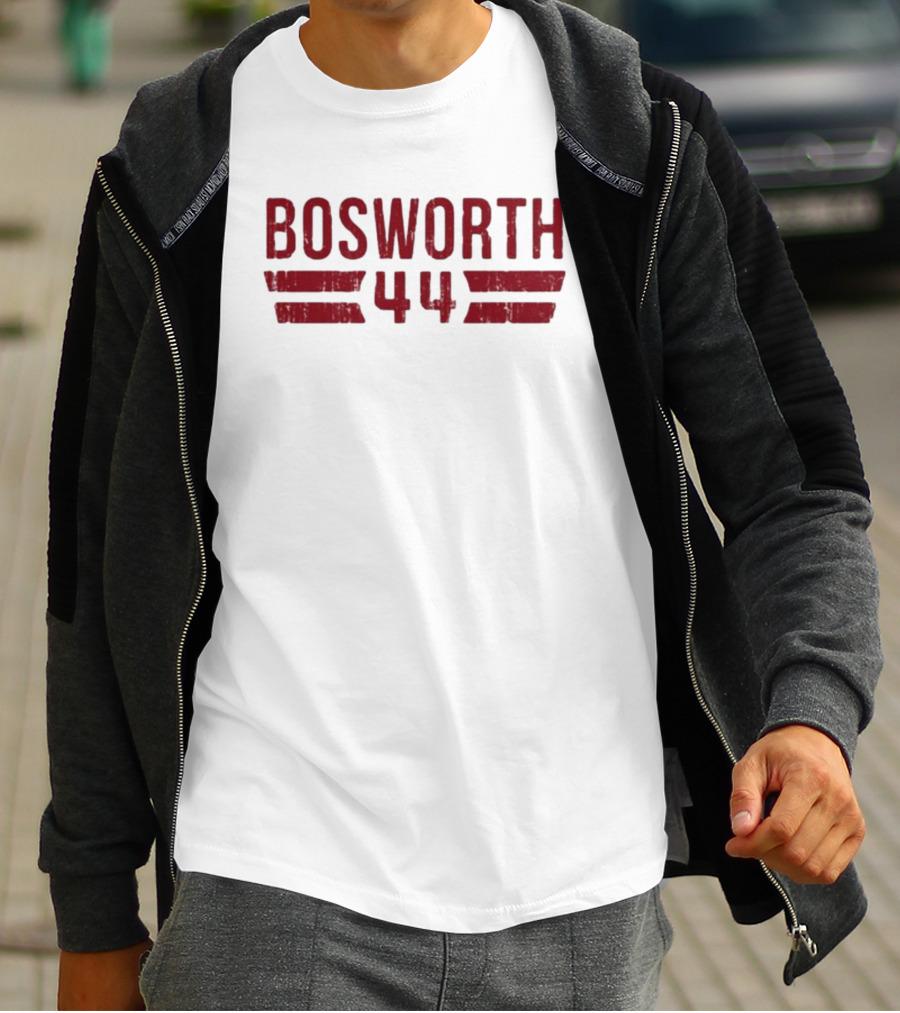 Bosworth 44 Distressed Stripes Retro Sports T-Shirt