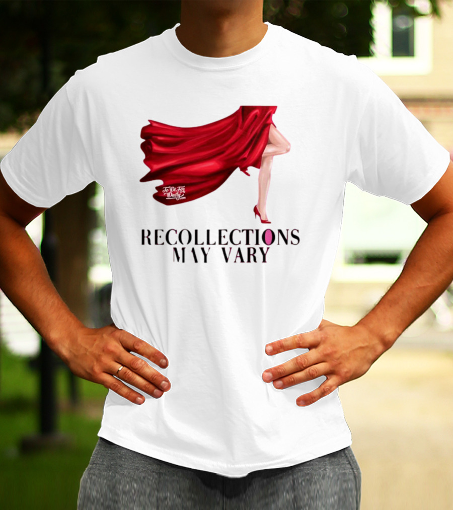 Recollections May Vary Red Dress Princess Of Wales T-Shirt