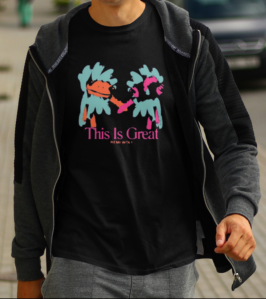 This Is Great Remi Wolf Two Abstract Figures T-Shirt