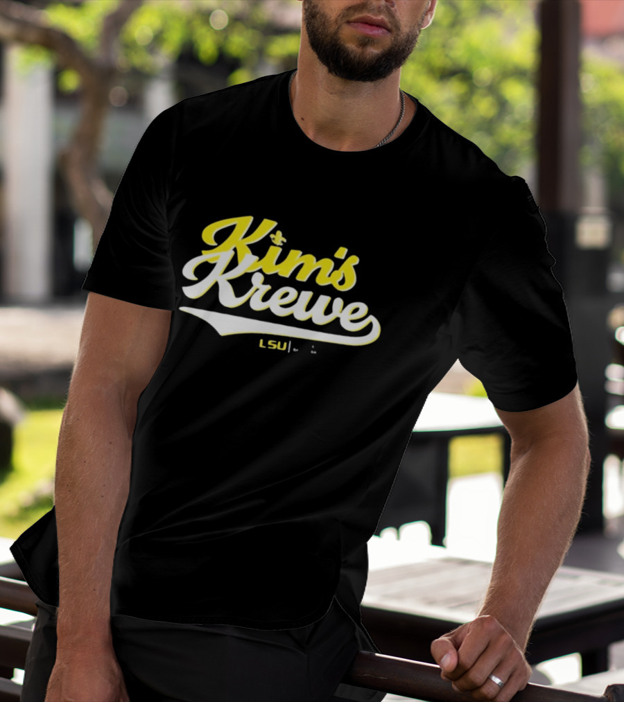 Kim's Krewe LSU Fleur-de-Lis T-Shirt