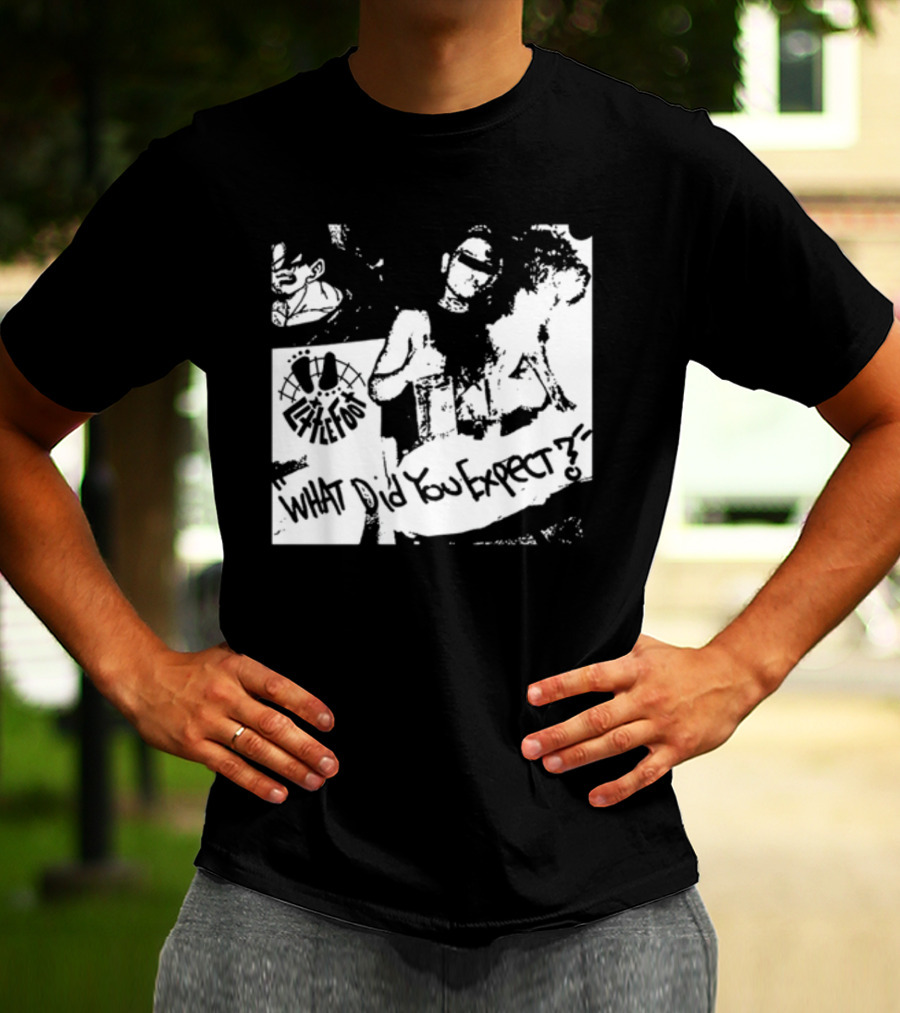 Little Foot What Did You Expect Comic Style Monochrome T-Shirt