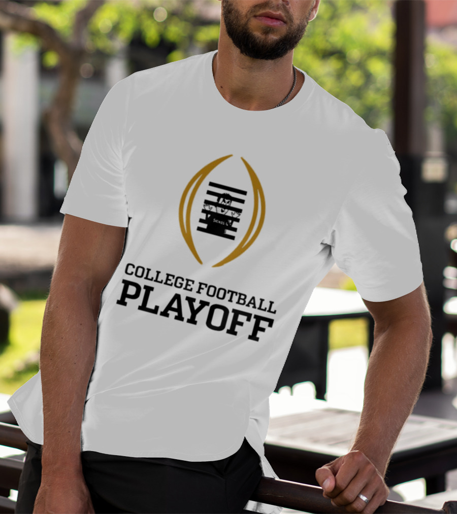 Prison College Football Playoff Behind Bars Concept T-Shirt