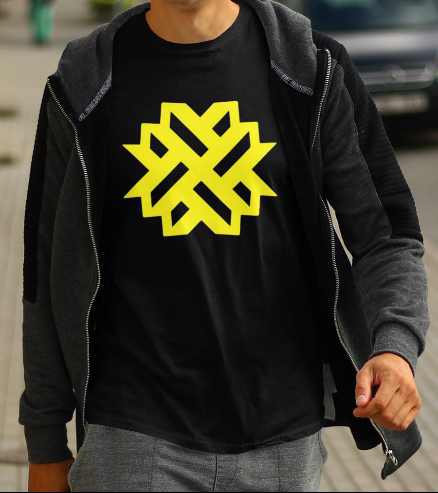 Naturewalkstudio Geometric Yellow Emblem T-Shirt