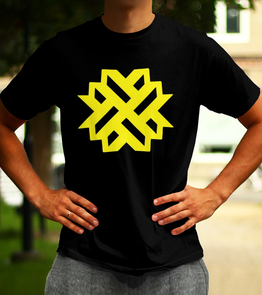 Naturewalkstudio Geometric Yellow Emblem T-Shirt