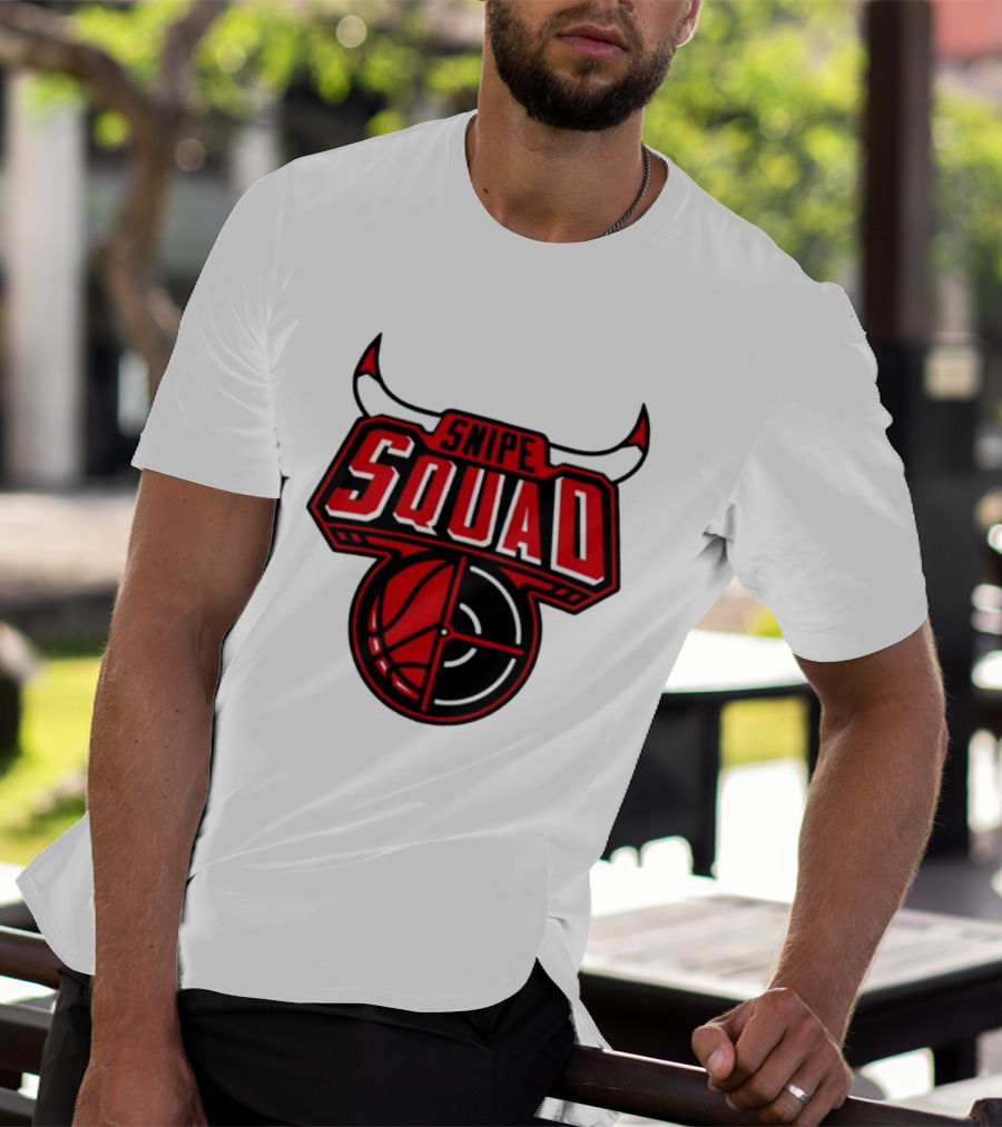 Snipe Squad Bulls Basketball Target T-Shirt