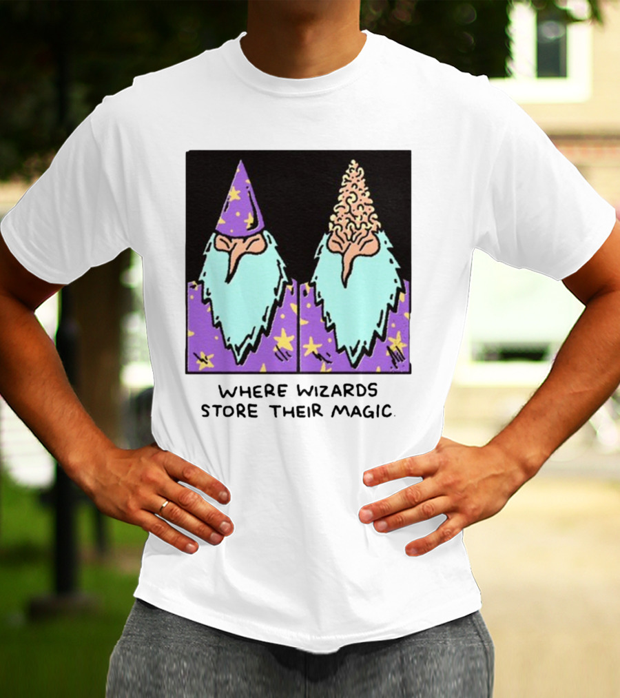 Where Wizards Store Their Magic T-Shirt