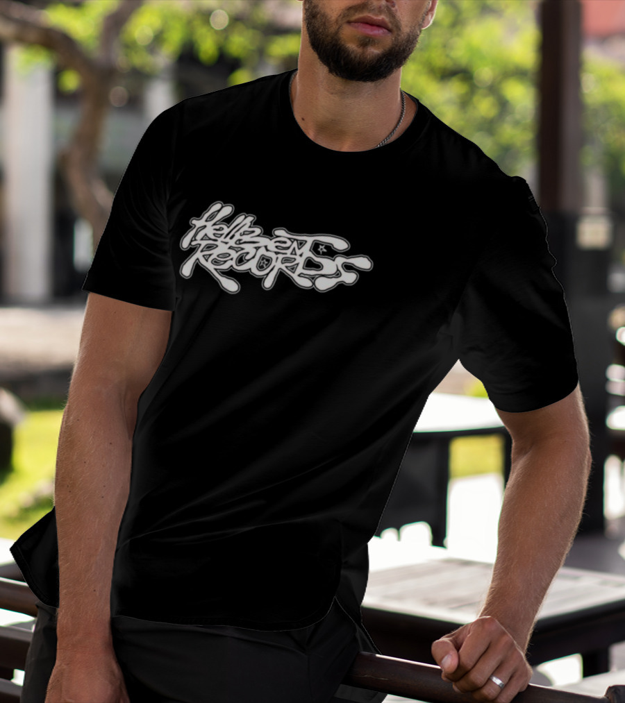 Cloonee Hell Bent Records Stylized Text T-Shirt