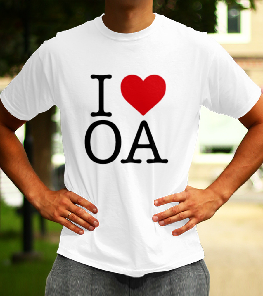 I Heart OA Symbolized Love For OA Movement T-Shirt