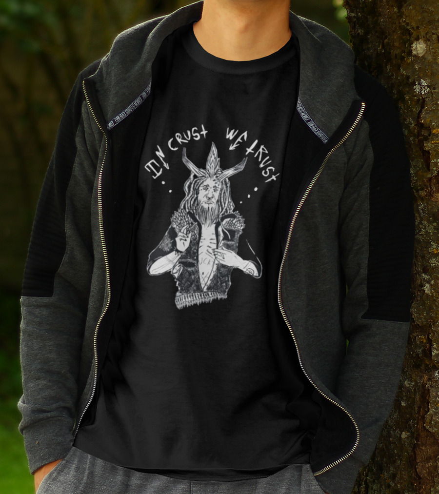 Punkwithacamera In Crust We Trust Punk Rock Anti-Establishment T-Shirt