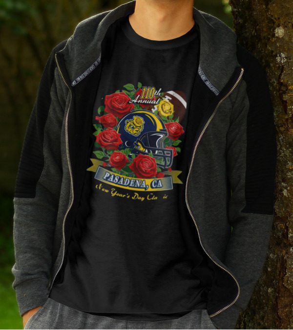 110th Annual Pasadena CA New Year's Day Football Roses T-Shirt