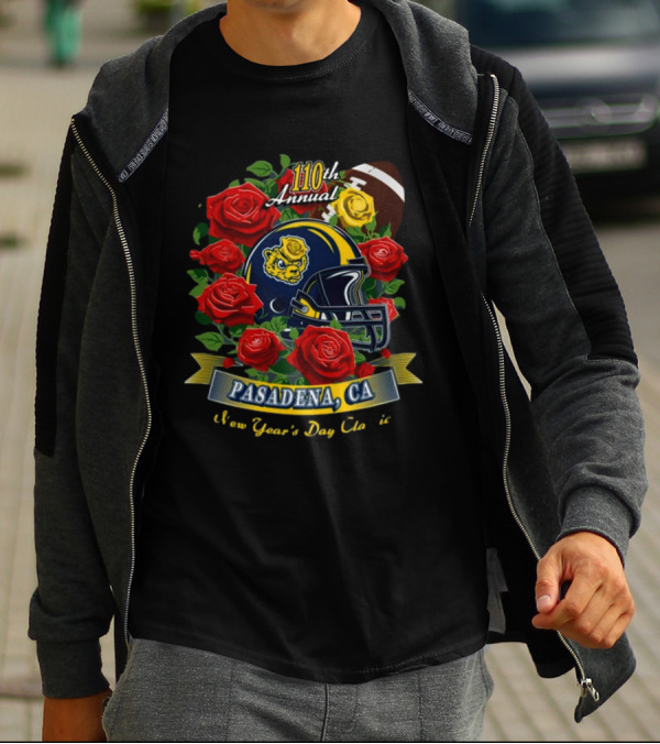 110th Annual Pasadena CA New Year's Day Football Roses T-Shirt