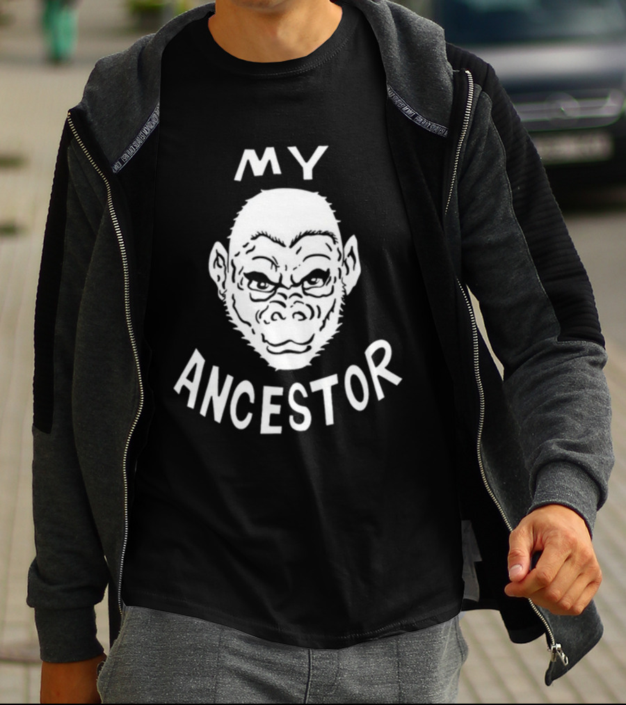 Blaise Ulysse Bernard Collins II My Ancestor Ape Face T-Shirt