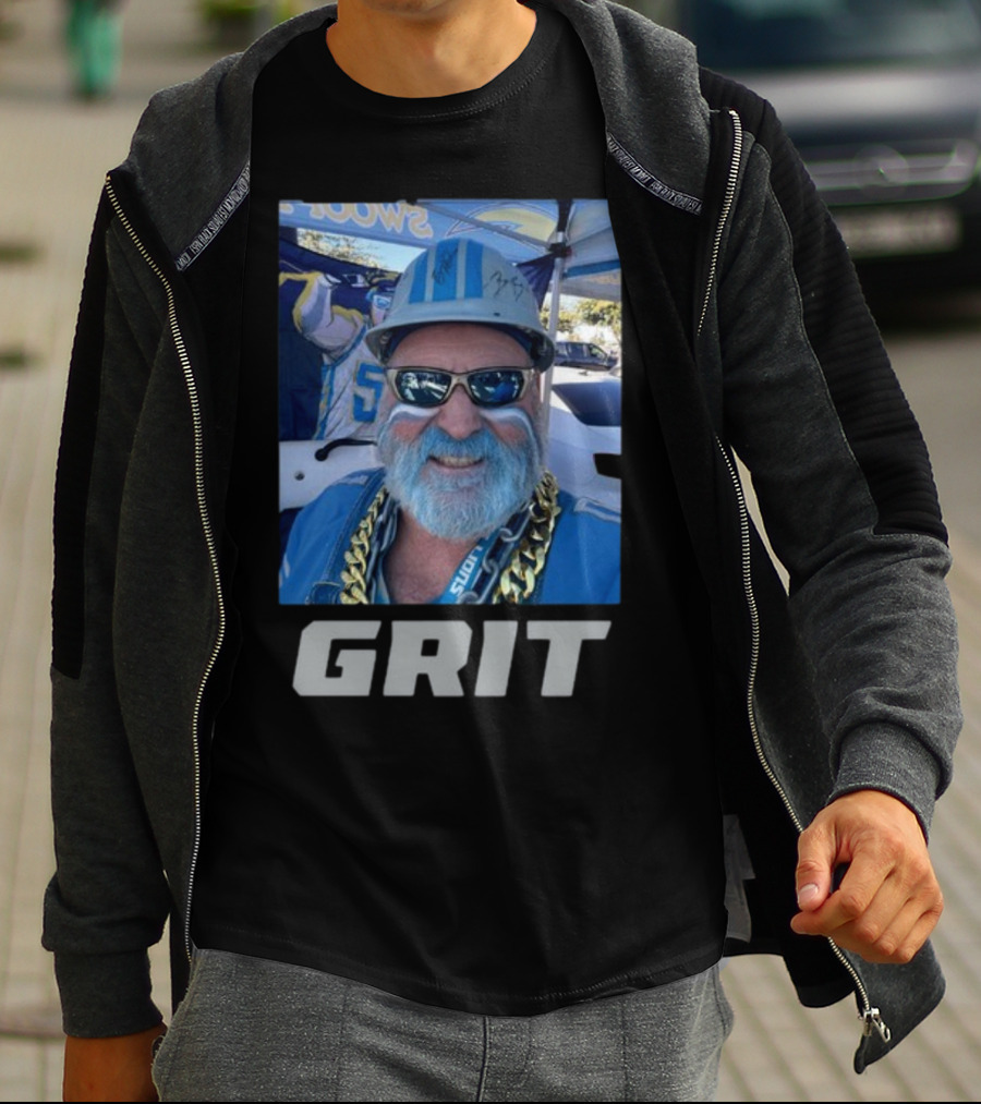 Lions Grit Gameday Enthusiast Celebrating Ron Crackman Crachiola T-Shirt