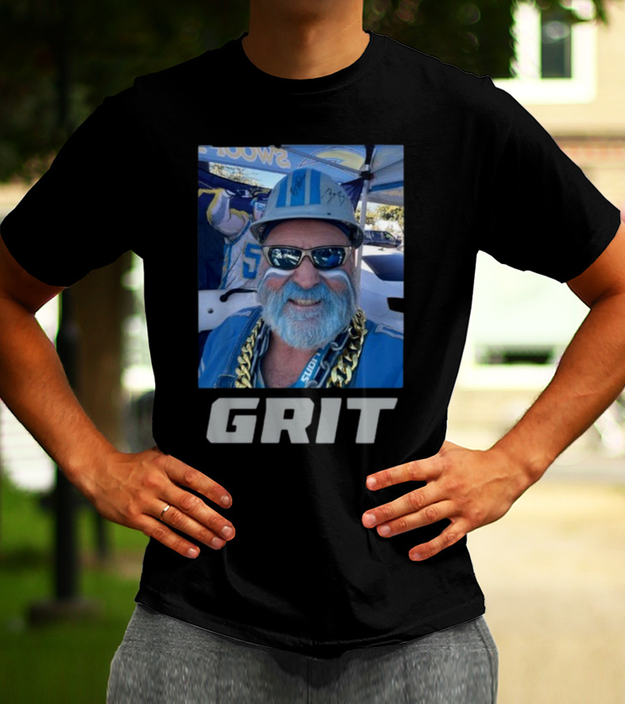 Lions Grit Gameday Enthusiast Celebrating Ron Crackman Crachiola T-Shirt