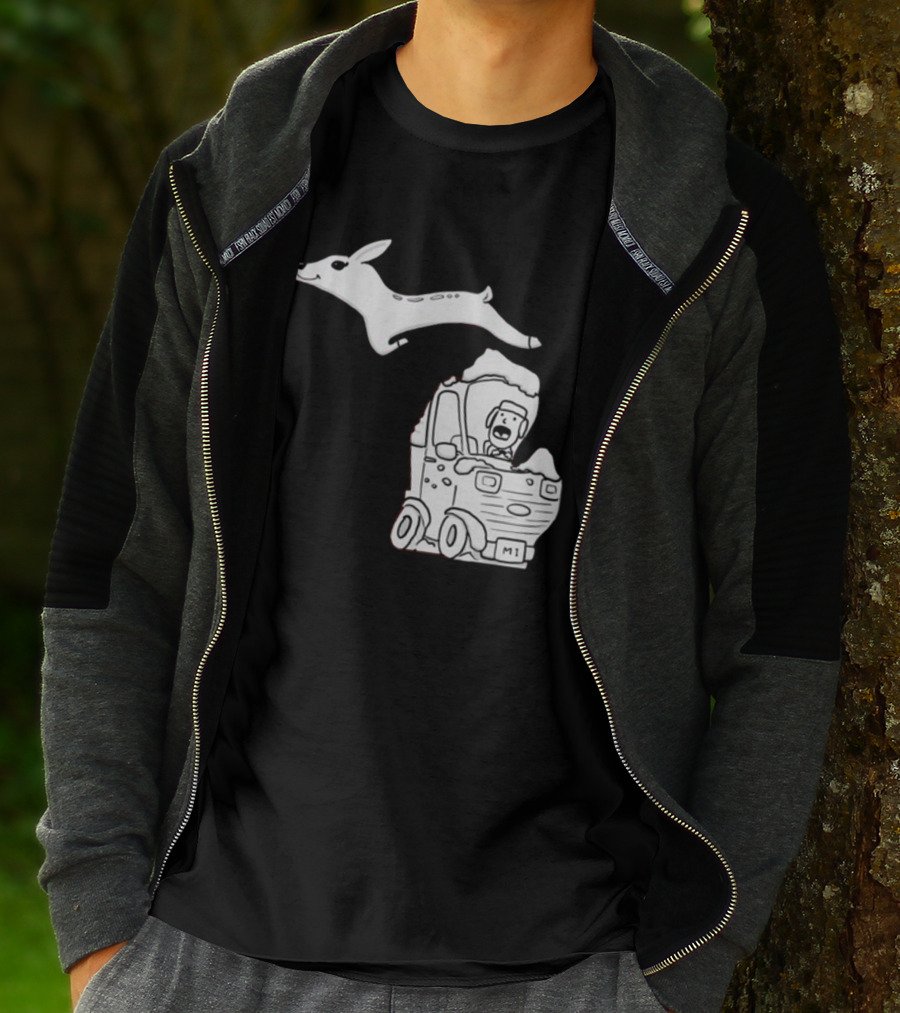 Michigan For Deer Ice Road Truck Journey T-Shirt