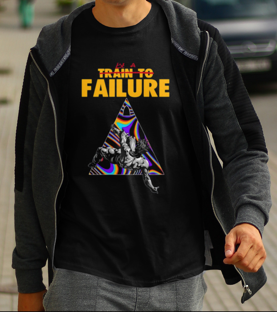 Raskol Apparel Be A Train To Failure Psychedelic Triangle T-Shirt