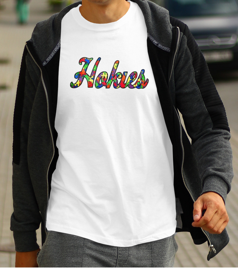 Hokies Autism Puzzle T-Shirt