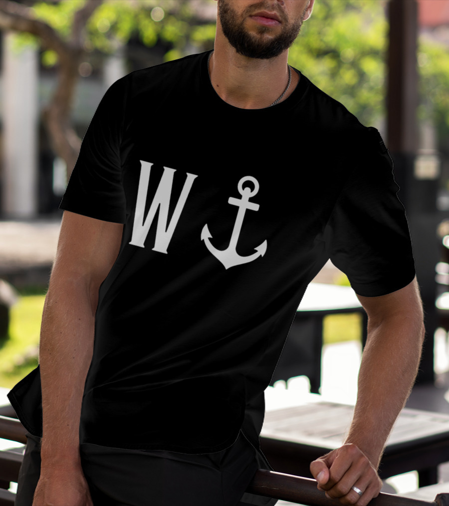 Jeffrey Dean Morgan W Anchor T-Shirt
