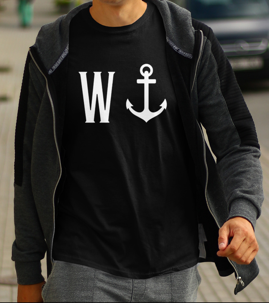 Jeffrey Dean Morgan W Anchor T-Shirt