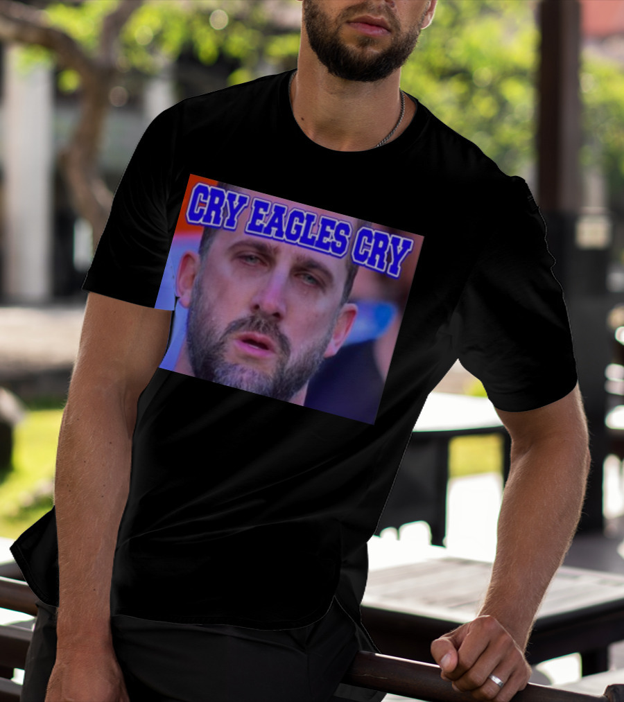 Shan Shariff Nick Sirianni Cry Eagles Cry Cry Eagles Cry T-Shirt