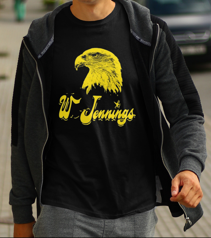 Seager X Waylon Jennings Eagle W Jennings Star T-Shirt