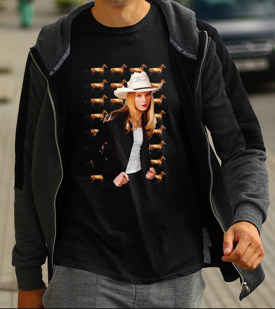 Extreme Horse Girl Cowgirl Aesthetic T-Shirt