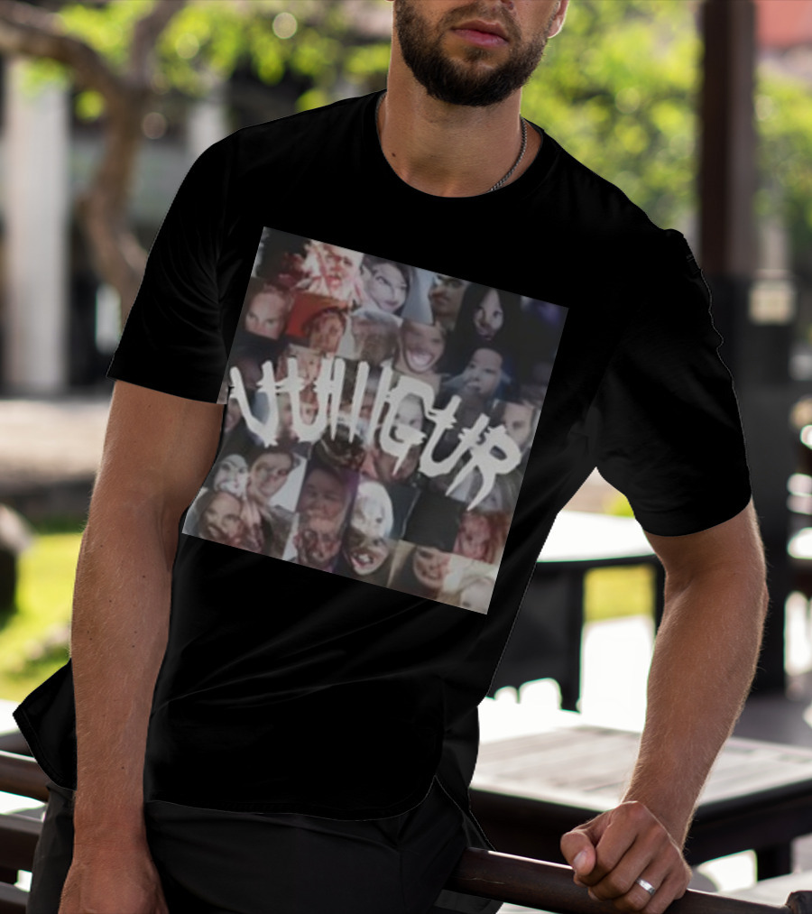Vulllgur Collage Ritual Faces T-Shirt