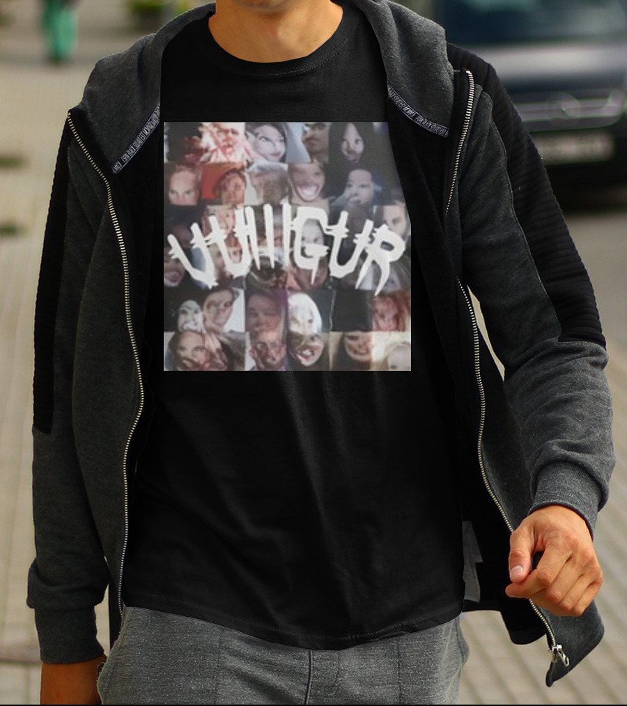 Vulllgur Collage Ritual Faces T-Shirt