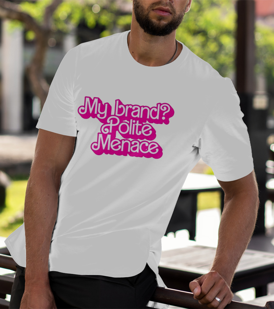 My Brand Polite Menace Barbie New T-Shirt