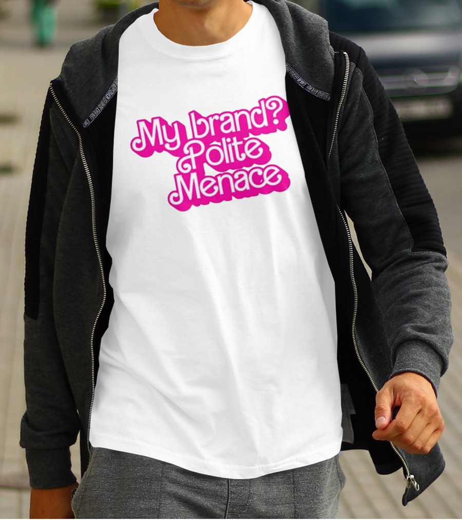 My Brand Polite Menace Barbie New T-Shirt