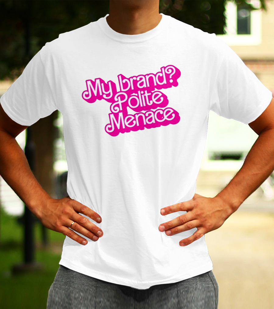 My Brand Polite Menace Barbie New T-Shirt