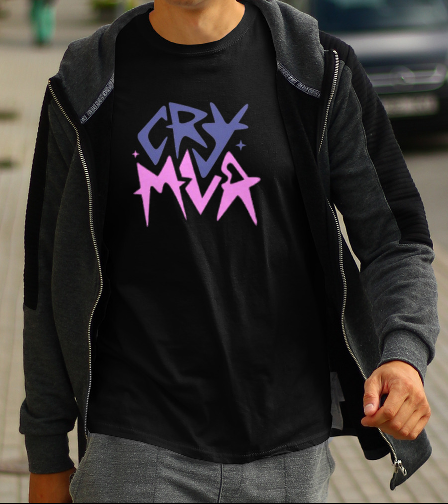 Xcryboy Yerimua Cry Mua Purple Pink Star T-Shirt