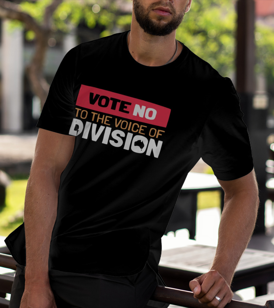 Vote No To The Voice Of Division Australia Map T-Shirt