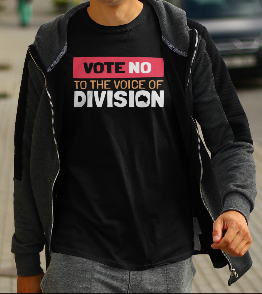 Vote No To The Voice Of Division Australia Map T-Shirt