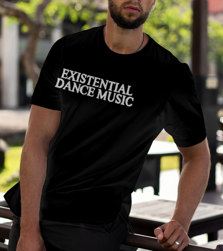 San Holo Existential Dance Music Black Text T-Shirt
