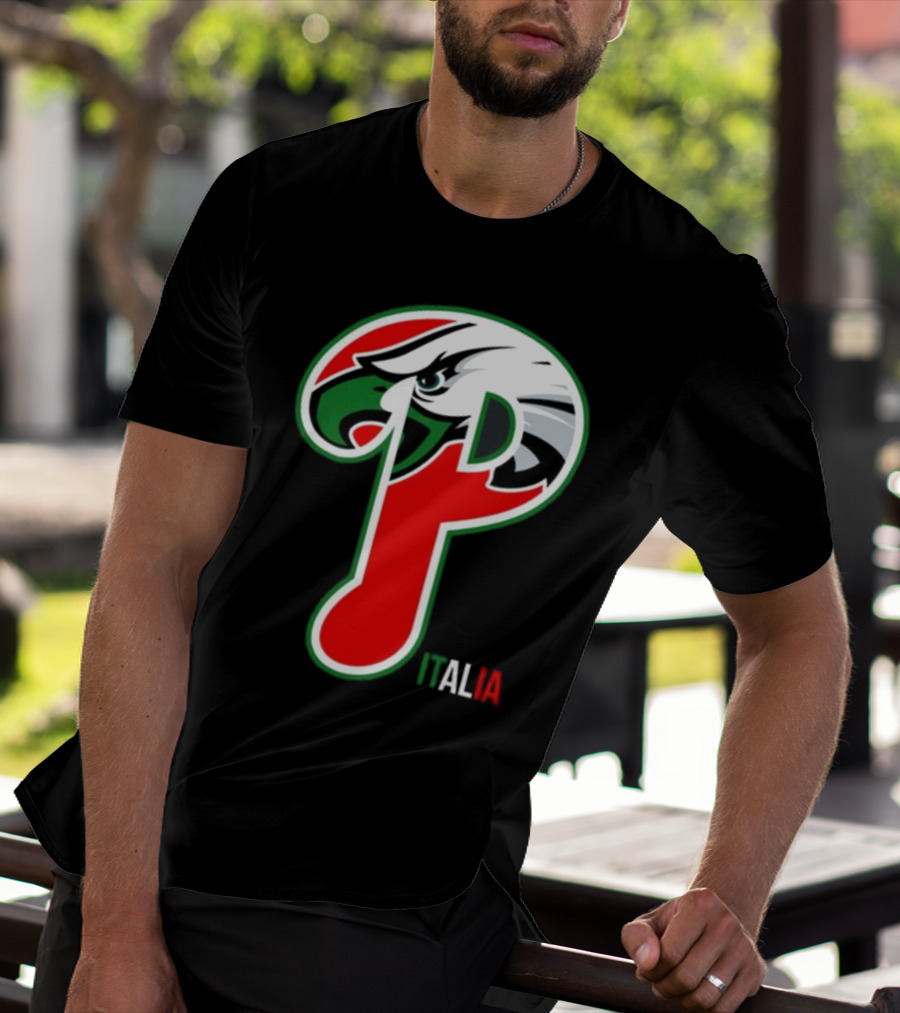 Eagles Phillies Italia P T-Shirt