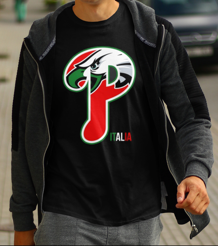 Eagles Phillies Italia P T-Shirt