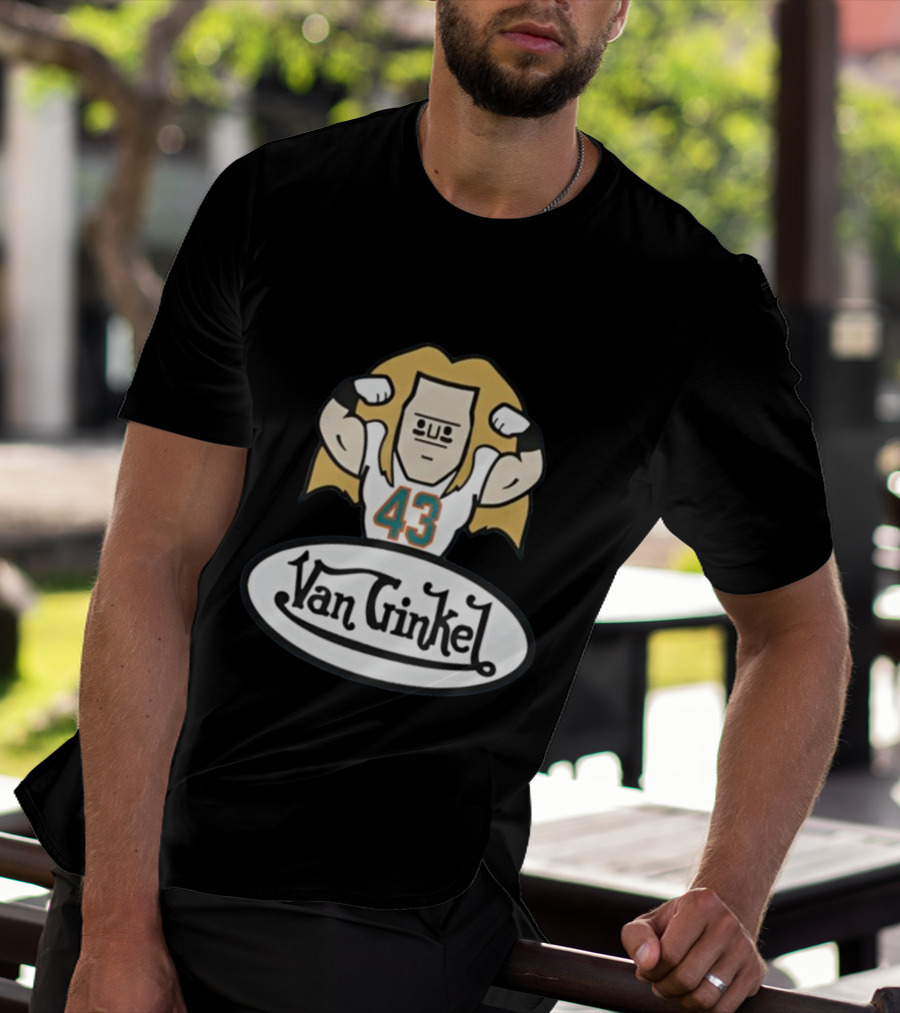 Van Ginkel 43 Vibzmiami Football Player T-Shirt