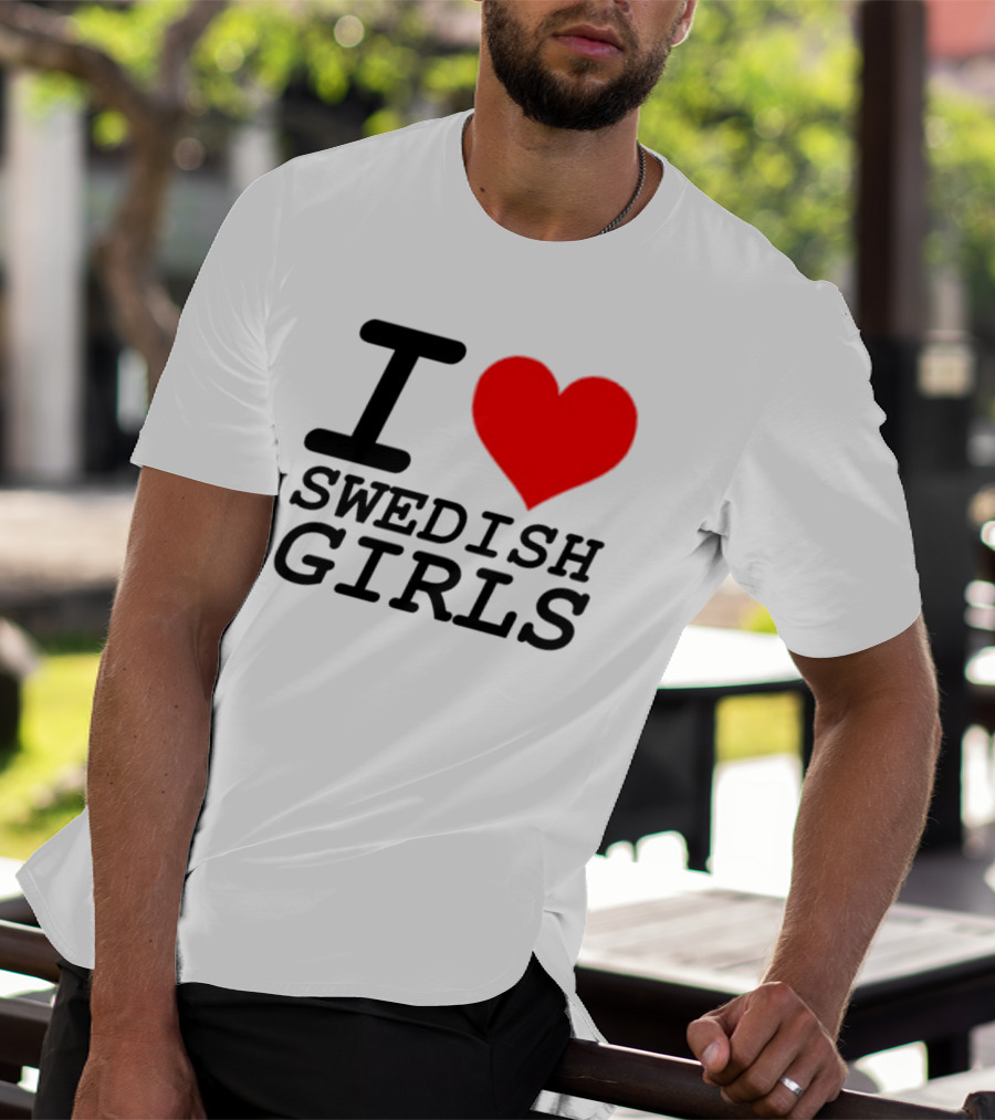Pippin I Heart Swedish Girls T-Shirt
